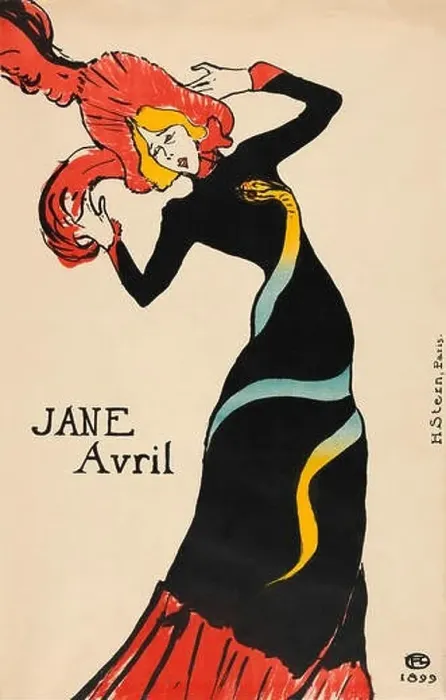 Framed Print : Jane Avril poster by Henri de Toulouse-Lautrec Framed Print : Jane Avril poster by Henri de Toulouse-Lautrec