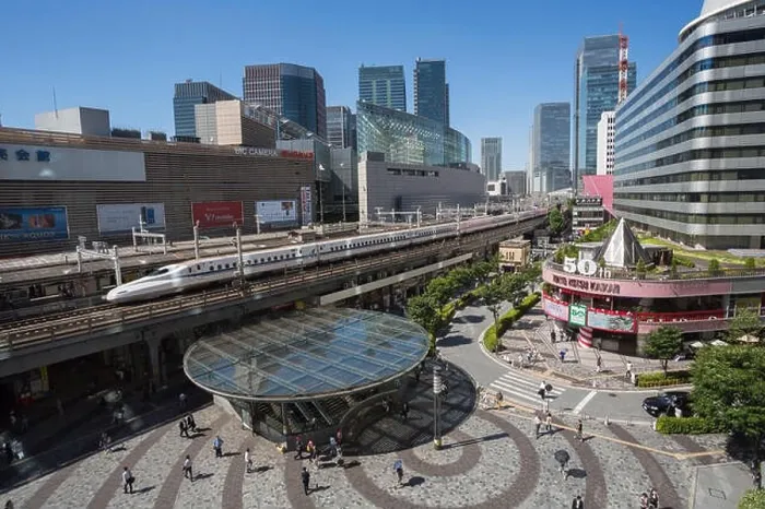 Framed Print : Japan, Tokyo City, Yurakucho Station, Bullet Train Framed Print : Japan, Tokyo City, Yurakucho Station, Bullet Train