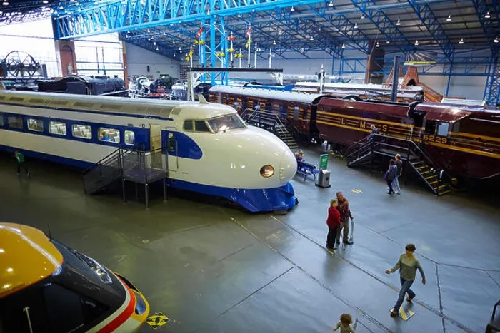Framed Print : A Japanese 0 Series Shinkansen (No.22-141) on display in the great hall National Railway Museum in York Yorkshire UK Framed Print : A Japanese 0 Series Shinkansen (No.22-141) on display in the great hall National Railway Museum in York Yorkshire UK