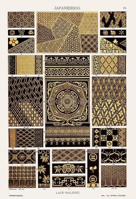Framed Print : Japanese Ornamentation from Antiquity Framed Print : Japanese Ornamentation from Antiquity