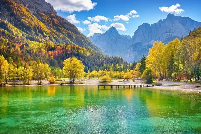 Framed Print : Jasna Lake, Triglav National Park, Julian Alps, Slovenia Framed Print : Jasna Lake, Triglav National Park, Julian Alps, Slovenia