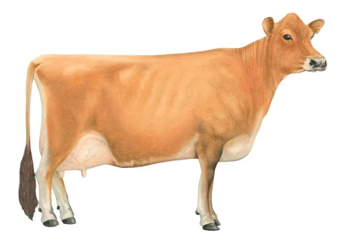 Framed Print : Jersey cow Framed Print : Jersey cow