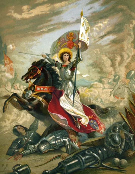 Framed Print : Joan of Arc on Horseback Framed Print : Joan of Arc on Horseback