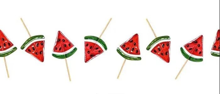 Framed Print : Juicy caramel watermelon slices with chocolate seeds Framed Print : Juicy caramel watermelon slices with chocolate seeds