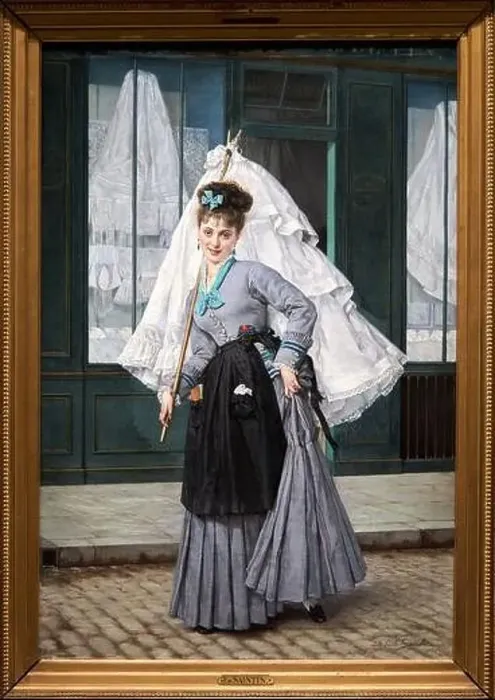 Framed Print : Jules Émile Saintin (1829-1894) Framed Print : Jules Émile Saintin (1829-1894)