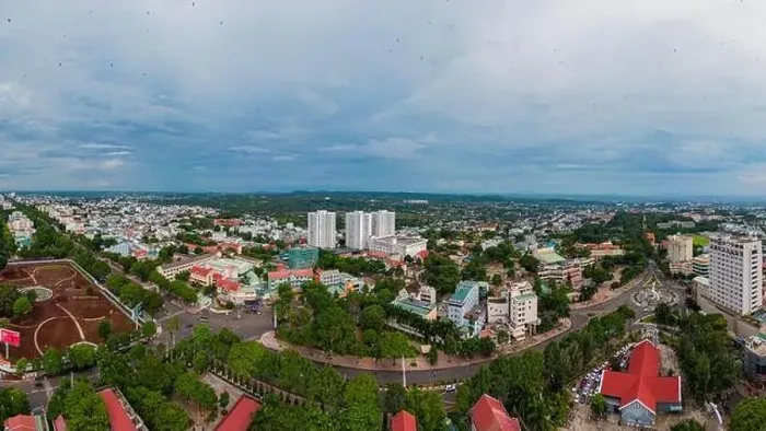Framed Print : July 31, 2022: downtown Buon Ma Thuot, Dak Lak Province, Vietnam Framed Print : July 31, 2022: downtown Buon Ma Thuot, Dak Lak Province, Vietnam