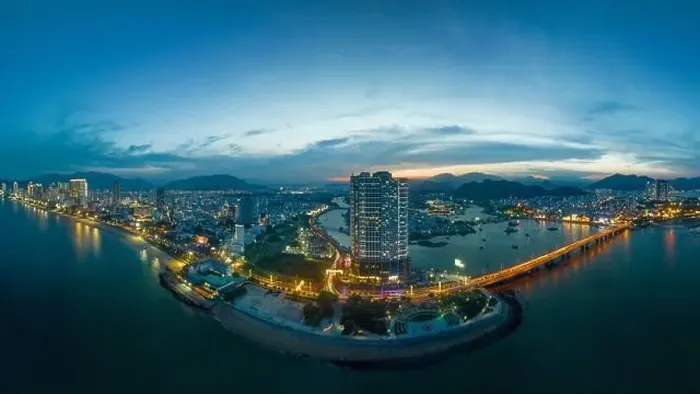 Framed Print : July 4, 2023: panoramic view of the coastal city of Nha Trang, Vietnam Framed Print : July 4, 2023: panoramic view of the coastal city of Nha Trang, Vietnam