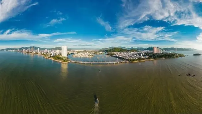 Framed Print : June 5, 2023: panoramic view of the coastal city of Nha Trang, Vietnam Framed Print : June 5, 2023: panoramic view of the coastal city of Nha Trang, Vietnam