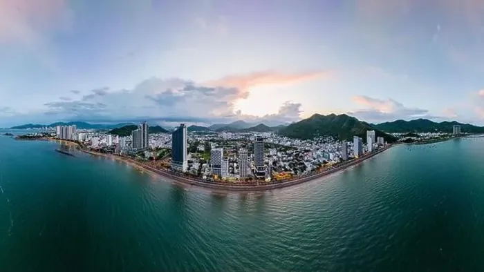 Framed Print : June 5, 2023: panoramic view of the coastal city of Nha Trang, Vietnam Framed Print : June 5, 2023: panoramic view of the coastal city of Nha Trang, Vietnam