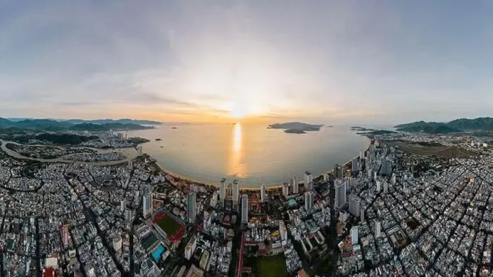 Framed Print : June 5, 2023: panoramic view of the coastal city of Nha Trang, Vietnam Framed Print : June 5, 2023: panoramic view of the coastal city of Nha Trang, Vietnam