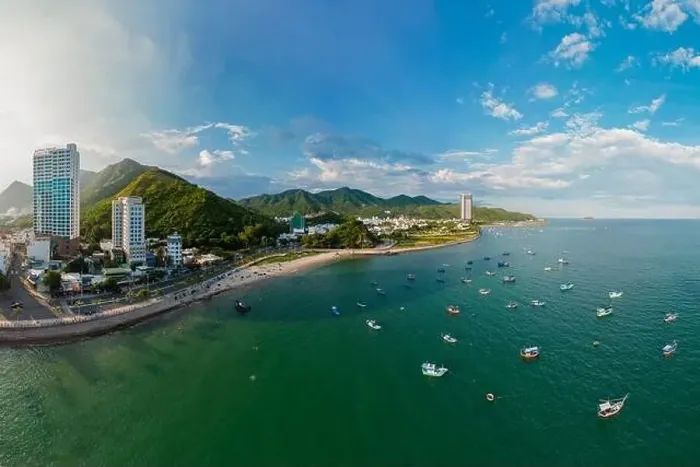 Framed Print : June 5, 2023: panoramic view of the coastal city of Nha Trang, Vietnam Framed Print : June 5, 2023: panoramic view of the coastal city of Nha Trang, Vietnam