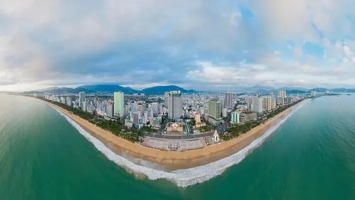 Framed Print : June 5, 2023: panoramic view of the coastal city of Nha Trang, Vietnam Framed Print : June 5, 2023: panoramic view of the coastal city of Nha Trang, Vietnam