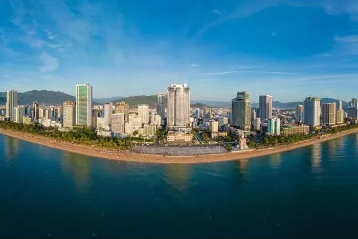Framed Print : June 5, 2023: panoramic view of the coastal city of Nha Trang, Vietnam Framed Print : June 5, 2023: panoramic view of the coastal city of Nha Trang, Vietnam