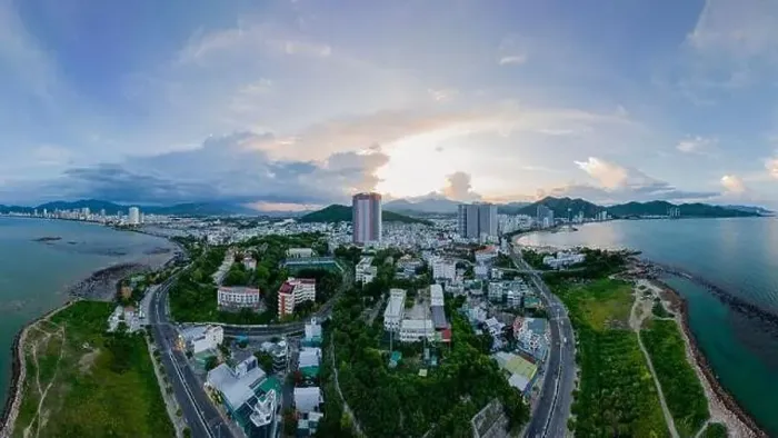 Framed Print : June 5, 2023: panoramic view of the coastal city of Nha Trang, Vietnam Framed Print : June 5, 2023: panoramic view of the coastal city of Nha Trang, Vietnam