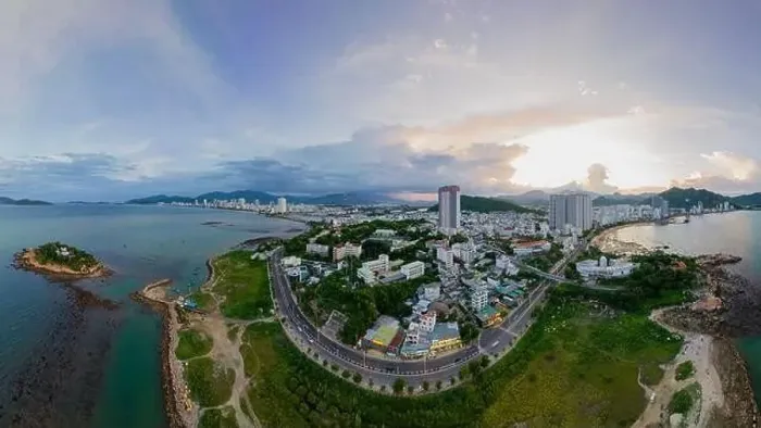 Framed Print : June 5, 2023: panoramic view of the coastal city of Nha Trang, Vietnam Framed Print : June 5, 2023: panoramic view of the coastal city of Nha Trang, Vietnam