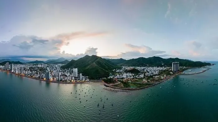 Framed Print : June 5, 2023: panoramic view of the coastal city of Nha Trang, Vietnam Framed Print : June 5, 2023: panoramic view of the coastal city of Nha Trang, Vietnam