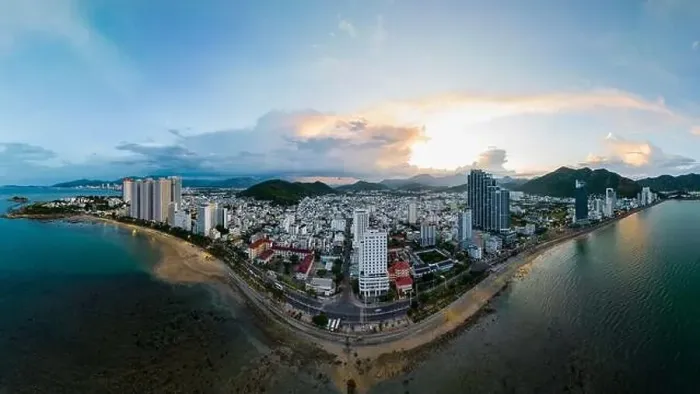 Framed Print : June 5, 2023: panoramic view of the coastal city of Nha Trang, Vietnam Framed Print : June 5, 2023: panoramic view of the coastal city of Nha Trang, Vietnam