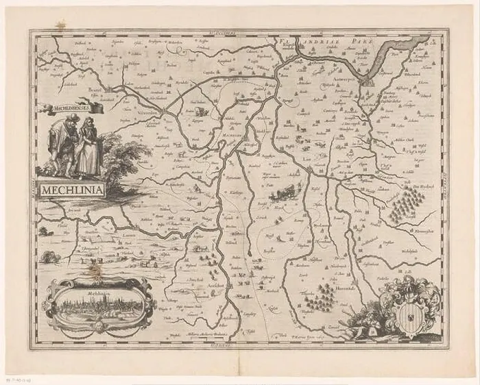 Framed Print : Kaart van een deel van Vlaanderen Mechlinia (titel op object) Map of part of Flanders Framed Print : Kaart van een deel van Vlaanderen Mechlinia (titel op object) Map of part of Flanders
