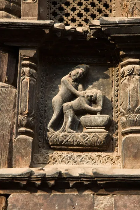 Framed Print : Kama Sutra animals, including these donkeys, decorate the struts of the Shiva Parvati Temple, Durbar Square Bhaktapur Framed Print : Kama Sutra animals, including these donkeys, decorate the struts of the Shiva Parvati Temple, Durbar Square Bhaktapur