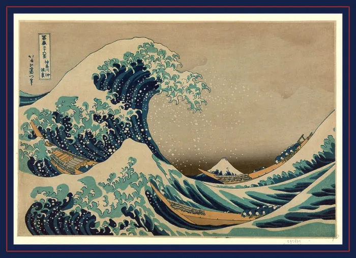 Framed Print : Kanagawa oki nami ura, The great wave off shore of Kanagawa Framed Print : Kanagawa oki nami ura, The great wave off shore of Kanagawa
