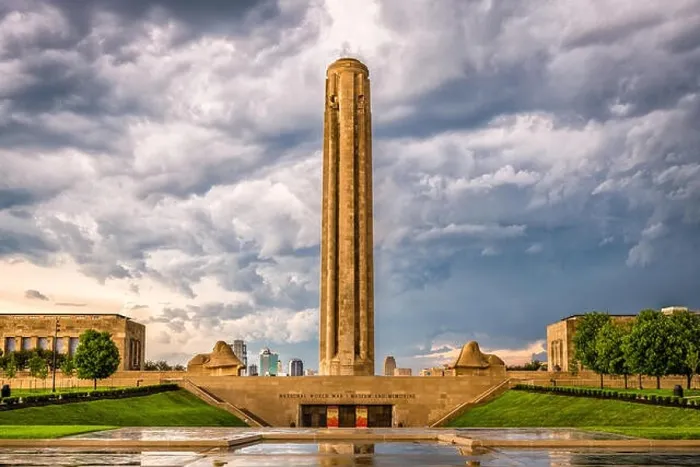 Framed Print : KANSAS CITY, MISSOURI - AUGUST 28, 2018: The National World War I Museum and Memorial in Kansas City Framed Print : KANSAS CITY, MISSOURI - AUGUST 28, 2018: The National World War I Museum and Memorial in Kansas City