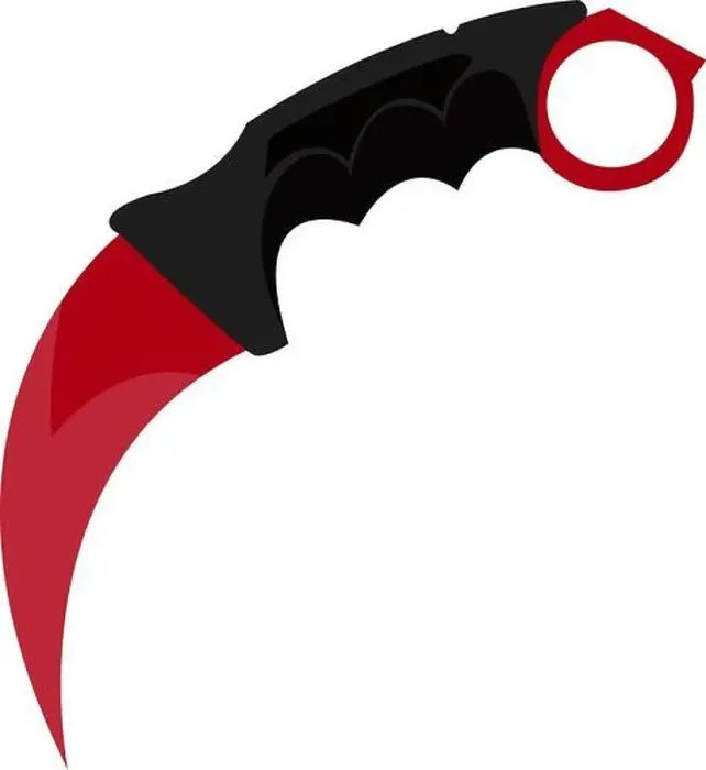 Framed Print : Karambit knife, illustration, vector on white background Framed Print : Karambit knife, illustration, vector on white background