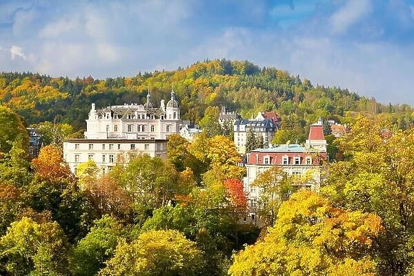Karlovy Vary Spa, Bohemia, Czech Republic, Europe