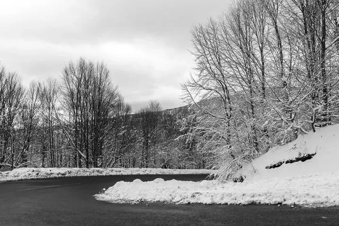 Framed Print : KARTEPE, KOCAELI, TURKEY. Beautiful winter landscape. Winter snowy forest with road Framed Print : KARTEPE, KOCAELI, TURKEY. Beautiful winter landscape. Winter snowy forest with road