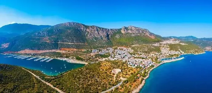 Framed Print : Kas city port or marina aerial panoramic view. Kas or Kash is a small seaside resort town in Antalya Province in Turkey Framed Print : Kas city port or marina aerial panoramic view. Kas or Kash is a small seaside resort town in Antalya Province in Turkey