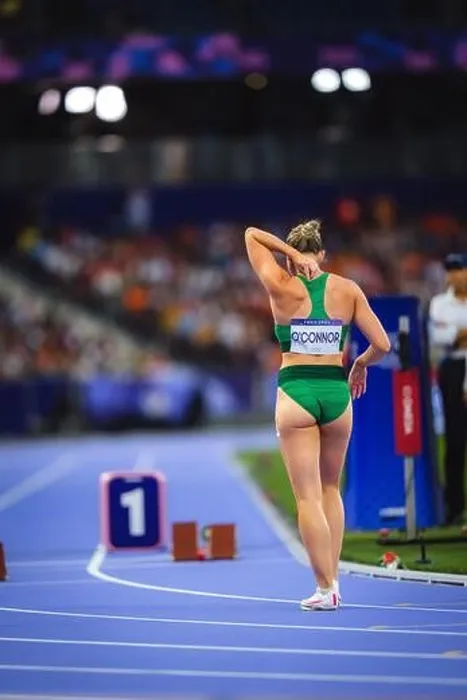 Framed Print : Kate O'Connor participating in the 200 meters at the Paris 2024 Olympic Games Framed Print : Kate O'Connor participating in the 200 meters at the Paris 2024 Olympic Games