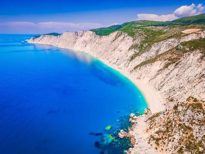 Framed Print : Kefalonia, Greece. Platia Ammos Beach Framed Print : Kefalonia, Greece. Platia Ammos Beach