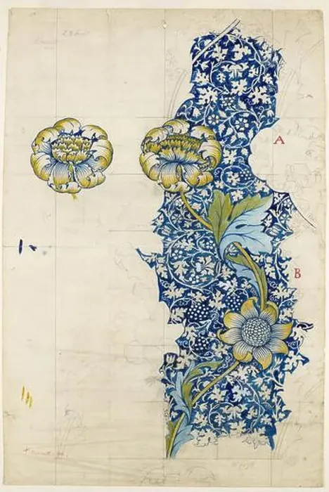 Framed Print : Kennet, 1883 By William Morris, Watercolour, Decorative Arts, Interior design, Pattern Framed Print : Kennet, 1883 By William Morris, Watercolour, Decorative Arts, Interior design, Pattern