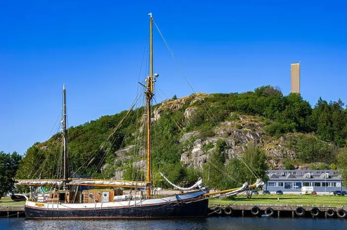 Framed Print : The ketch TS BRITTA is moored at the guest harbor in Uddevalla, Bohuslän, Västra Götaland County, Sweden Framed Print : The ketch TS BRITTA is moored at the guest harbor in Uddevalla, Bohuslän, Västra Götaland County, Sweden