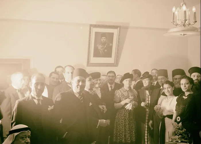 Framed Print : King Farouk's birthday celebrations in J'lem Framed Print : King Farouk's birthday celebrations in J'lem