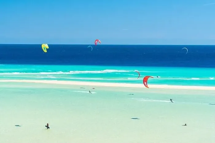 Framed Print : Kite surfers at Sotavento beach, Jandia, Fuerteventura, Canary Islands, Spain Framed Print : Kite surfers at Sotavento beach, Jandia, Fuerteventura, Canary Islands, Spain