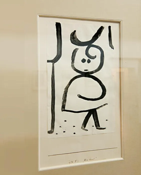 Framed Print : Klee's work X-chen frame at Rosengart Museum, Lucerne, Switzerland Framed Print : Klee's work X-chen frame at Rosengart Museum, Lucerne, Switzerland