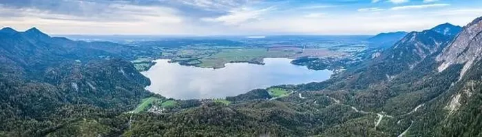 Framed Print : Kochelsee Lake Bavaria. Aerial Drone Panorama in Autumn. Beautiful view. Kochel, Bavaria, Germany Framed Print : Kochelsee Lake Bavaria. Aerial Drone Panorama in Autumn. Beautiful view. Kochel, Bavaria, Germany