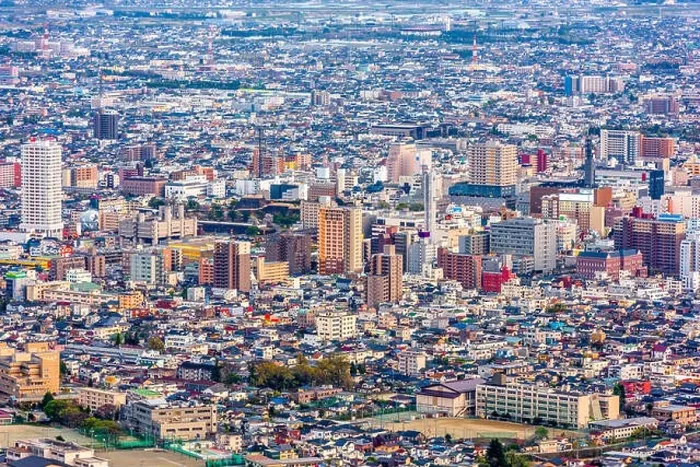 Framed Print : Kofu, Yamanashi, Japan downtown city skyline from the mountains at dusk Framed Print : Kofu, Yamanashi, Japan downtown city skyline from the mountains at dusk