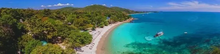 Framed Print : Koh Samet Island Thailand, aerial drone view from above at the Samed Island in Thailand Framed Print : Koh Samet Island Thailand, aerial drone view from above at the Samed Island in Thailand