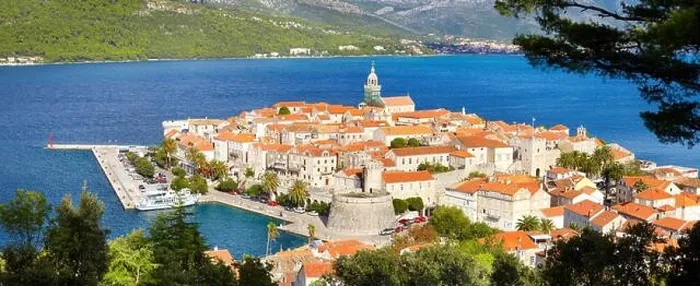 Framed Print : Korcula Island, Dalmatia, Croatia, Europe Framed Print : Korcula Island, Dalmatia, Croatia, Europe
