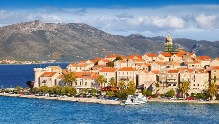 Framed Print : Korcula Island, Dalmatia, Croatia, Europe Framed Print : Korcula Island, Dalmatia, Croatia, Europe