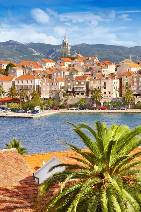 Framed Print : Korcula Island, Korcula Old Town, Dalmatia, Croatia Framed Print : Korcula Island, Korcula Old Town, Dalmatia, Croatia
