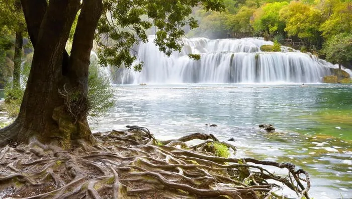 Framed Print : Krka waterfalls, Krka National Park, Croatia, Europe Framed Print : Krka waterfalls, Krka National Park, Croatia, Europe