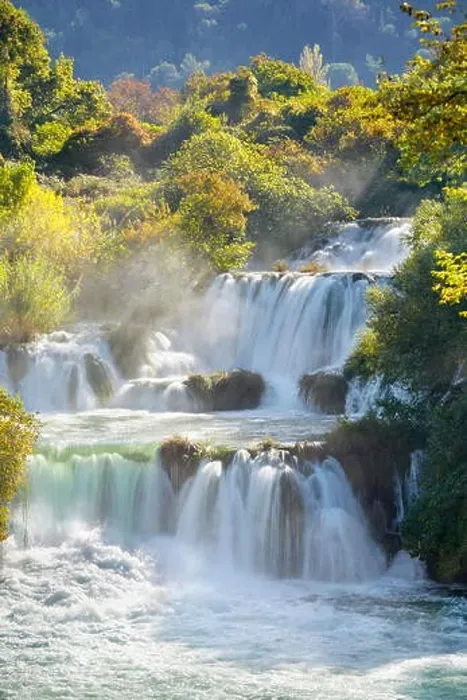 Framed Print : Krka waterfalls, Krka National Park, Croatia, Europe Framed Print : Krka waterfalls, Krka National Park, Croatia, Europe