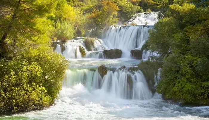 Framed Print : Krka waterfalls, Krka National Park, Croatia, Europe Framed Print : Krka waterfalls, Krka National Park, Croatia, Europe
