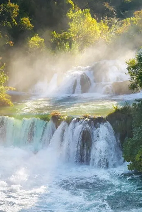 Framed Print : Krka waterfalls, Krka National Park, Croatia, Europe Framed Print : Krka waterfalls, Krka National Park, Croatia, Europe