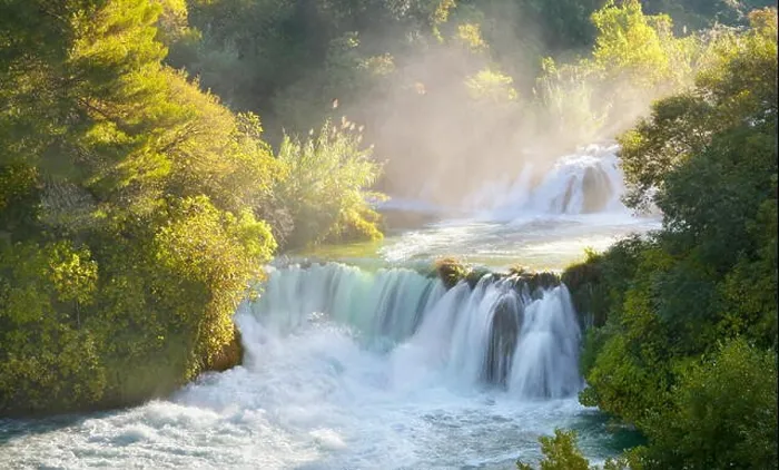 Framed Print : Krka waterfalls, Krka National Park, Croatia, Europe Framed Print : Krka waterfalls, Krka National Park, Croatia, Europe