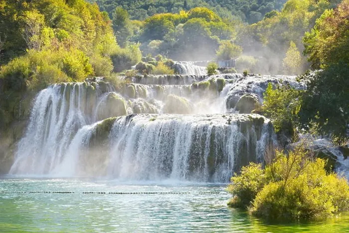 Framed Print : Krka waterfalls, Krka National Park, Croatia, Europe Framed Print : Krka waterfalls, Krka National Park, Croatia, Europe