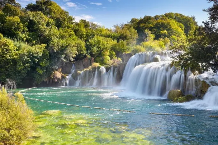 Framed Print : Krka waterfalls, Krka National Park, Croatia, Europe Framed Print : Krka waterfalls, Krka National Park, Croatia, Europe