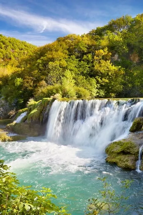 Framed Print : Krka waterfalls, Krka National Park, Croatia, Europe Framed Print : Krka waterfalls, Krka National Park, Croatia, Europe